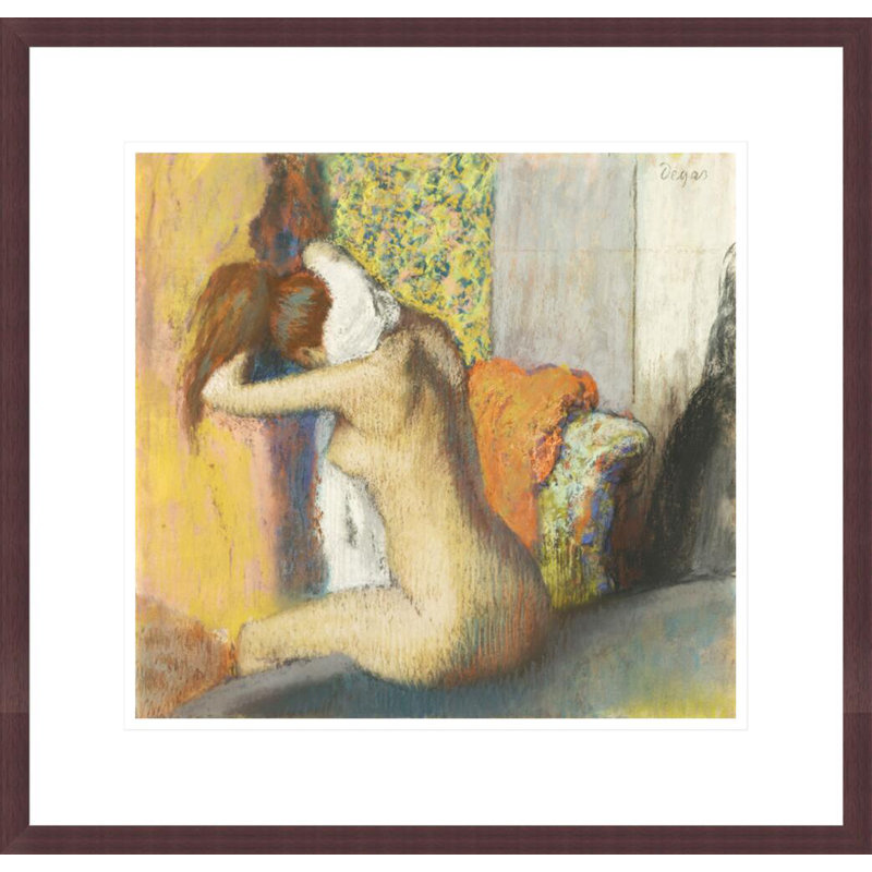 Par Edgar Degas, impression giclée encadrée, H 17,75 po x l 18,49 po