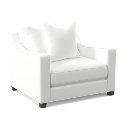 Fauteuil en polyester l 45 po Zoraya