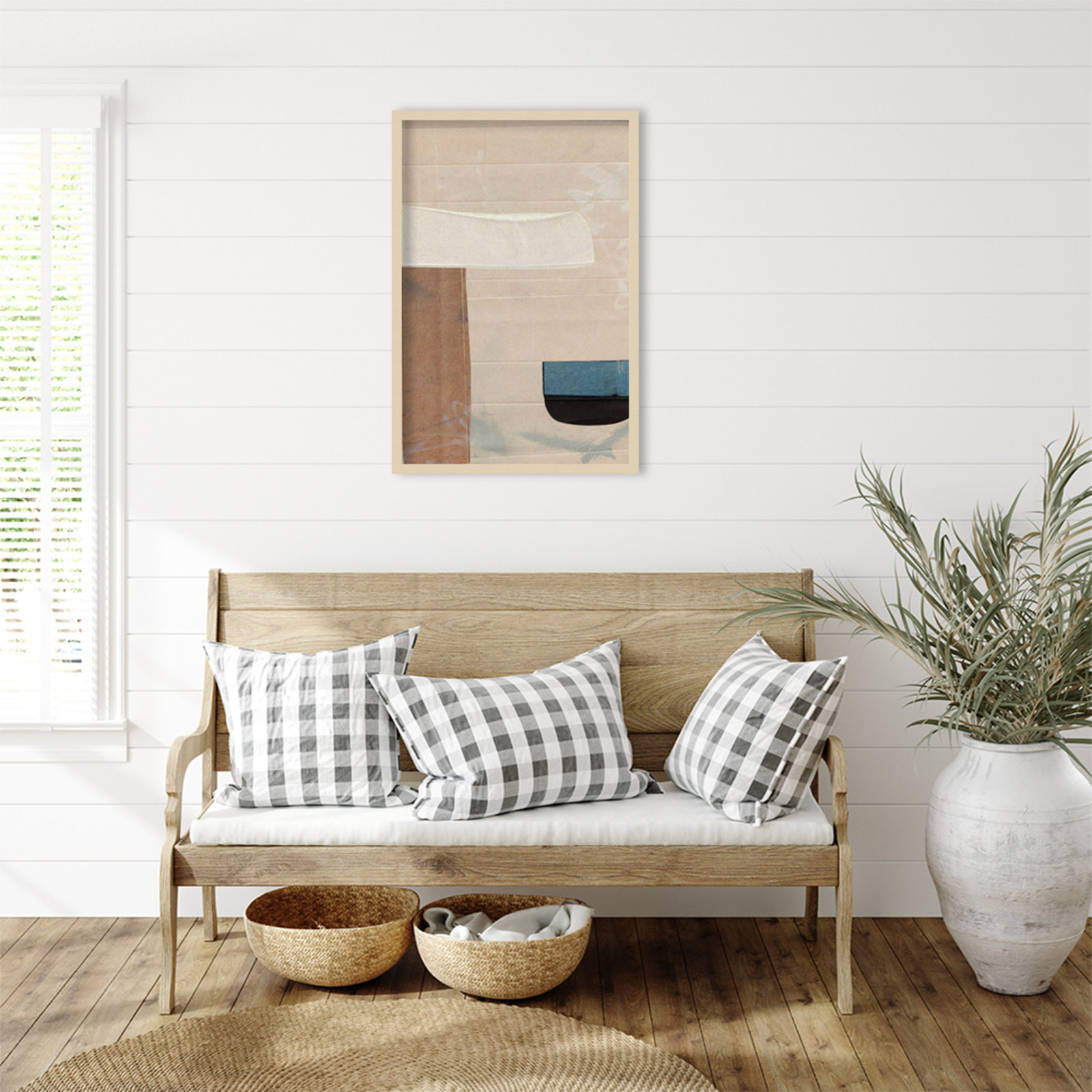 Cleve "Sauna Serenity" Print by Dan Hobday, Brown, 33" H x 23" W