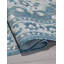 Tapis oriental bleu / gris en polypropylène tissé à la machine Rectangle-185523982
