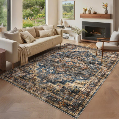 Rectangle Abstract Area Rug