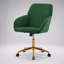 Chaise de bureau pivotante ergonomique réglable avec dossier et siège confortables, idéale pour une utilisation à domicile et au bureau