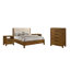 Alden Warm Brown Queen 4-Piece Bedroom Set-86783389-86783390