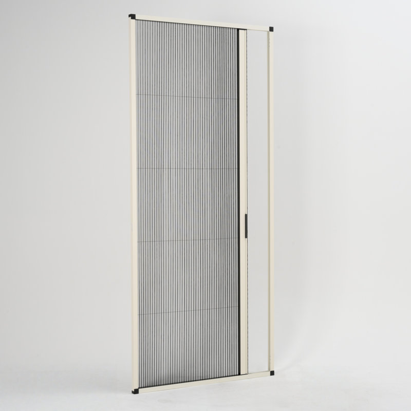Porte moustiquaire pliable rétractable l 32-36 "x H 80" S3.0, Blanc