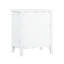 Table de chevet 3 tiroirs Luca - Blanc-357543376