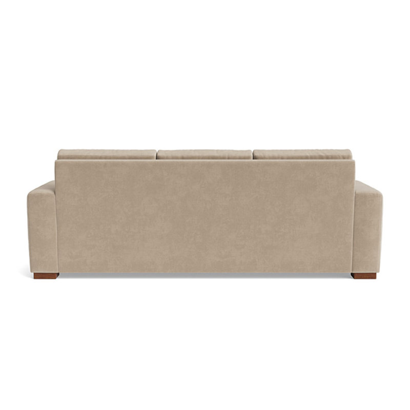 Couch Potato Sofa (95"), Velvet - Beige