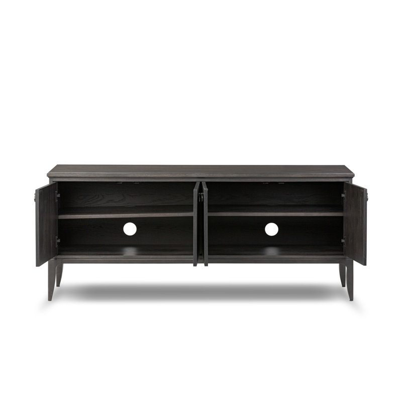 Console média Alden - chêne noir usé
