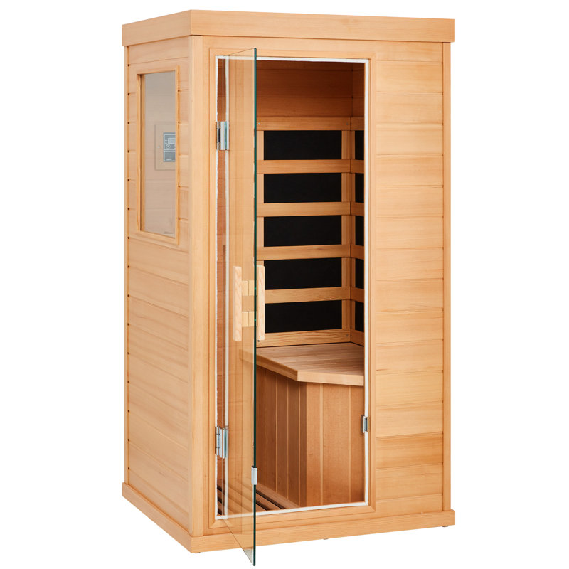 Mini-sauna, sauna à infrarouge lointain à faible intensité d'eau, sauna à domicile avec haut-parleurs Bluetooth