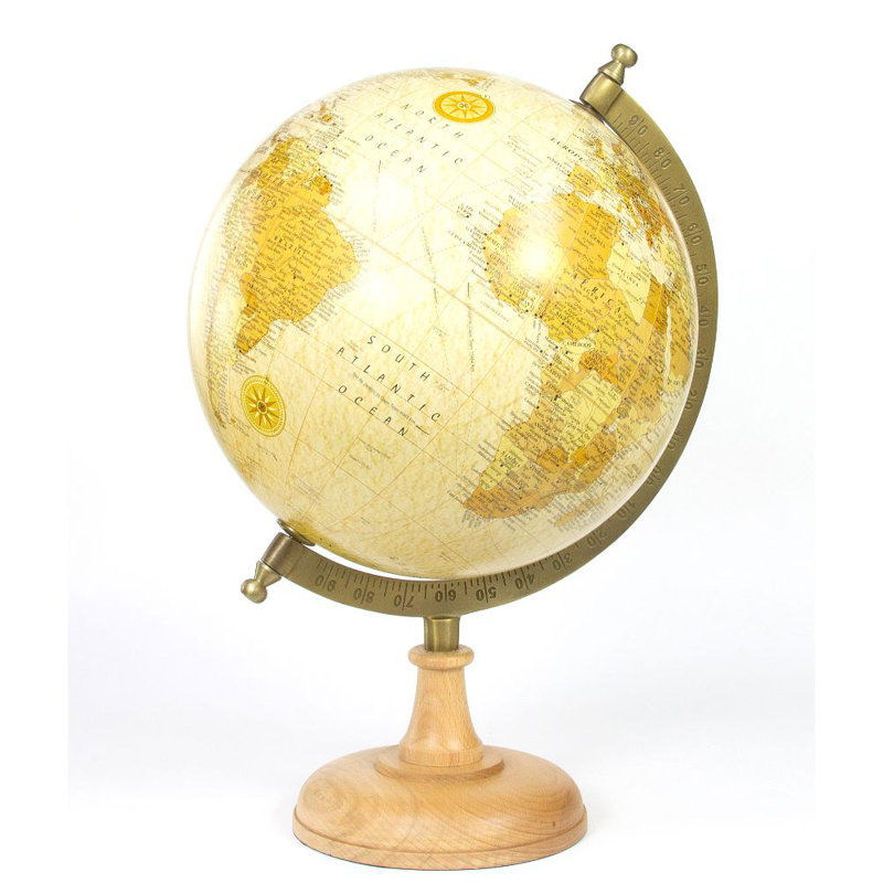 Willen Globe, 47" H x 30" W x 30" D