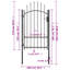 Patoma 219.964cm H x 99.06cm W Black Metal Gate