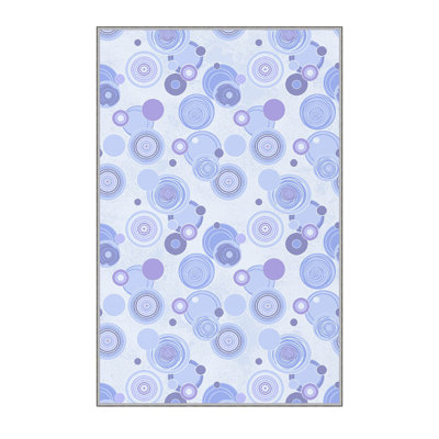 Stylish Hall Carpet (3.3 x 6.6 ft), 100% Polyester, 0.3 in Pile Height | Antibacterial, PVC Non-Slip Underside | 3D Digital Printing, Machine Washable | Perfect for Entryways & Living Spaces, Durable & Easy Care