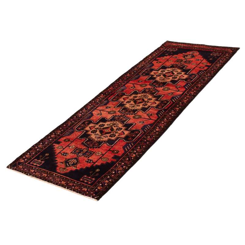 Tapis unique en cuivre noué à la main Anadol 3 pi 5 po x 9 pi 10 po