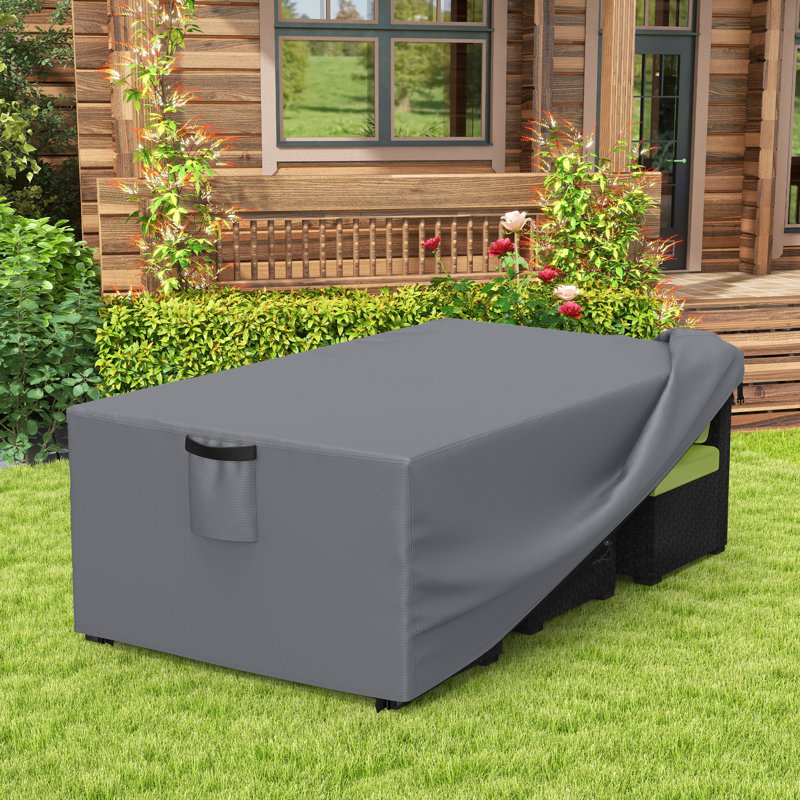 Waterproof Patio Furniture Covers Heavy-Duty Outdoor Furniture Set Covers for Table Chairs, Gray