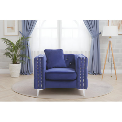 Chaise en velours Lyon