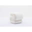 Velvet Fabric Ottoman Makeup Stool Footstool,White-1492856310