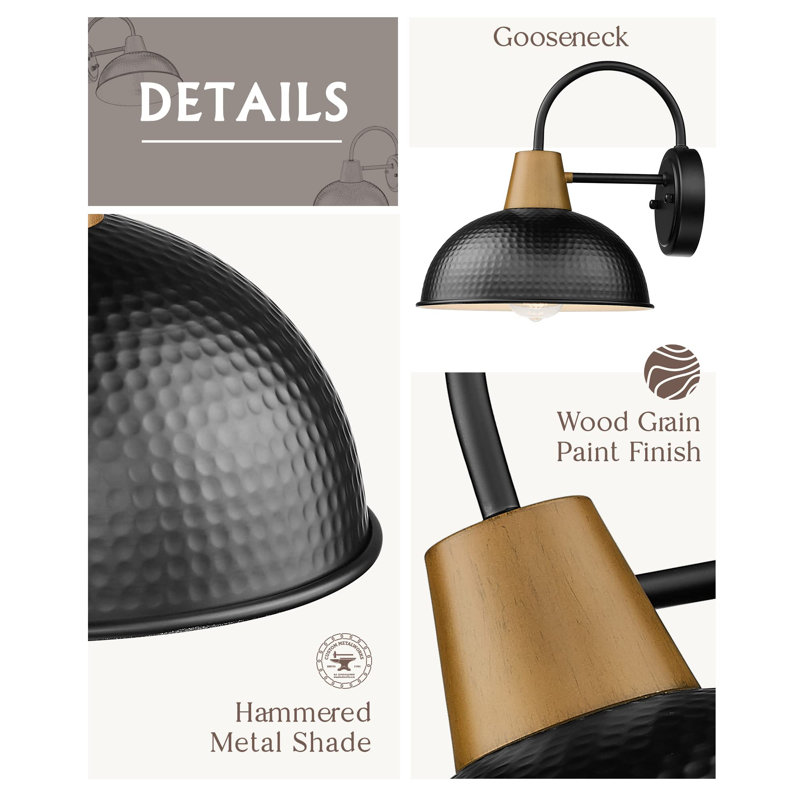 Delon Wall Light, Black