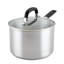 KitchenAid Stainless Steel Induction Saucepan with Lid, 3 Quart