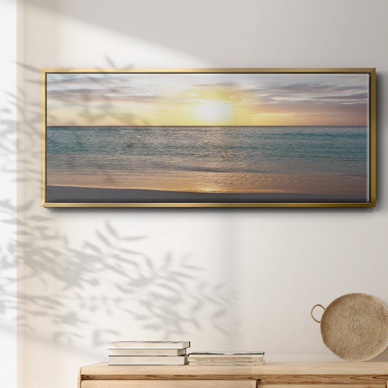 Sunset Reflection - toile encadrée, H 12 po x l 30 po