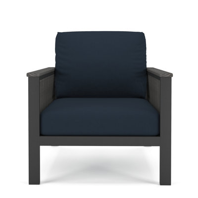 Townsend Metal Outdoor Lounge Chair with Sunbrella Cushions by Birch Lane