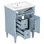 Meuble-lavabo autoportant de 24 po avec lavabo en céramique-964055984
