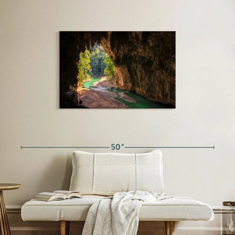 Alvord Inside Tham Lod Cave, 24" H x 36" W