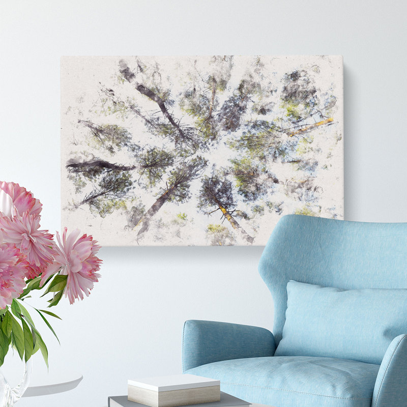 Tree Tops - Wrapped Canvas, 50cm H x 76cm W x 3cm D