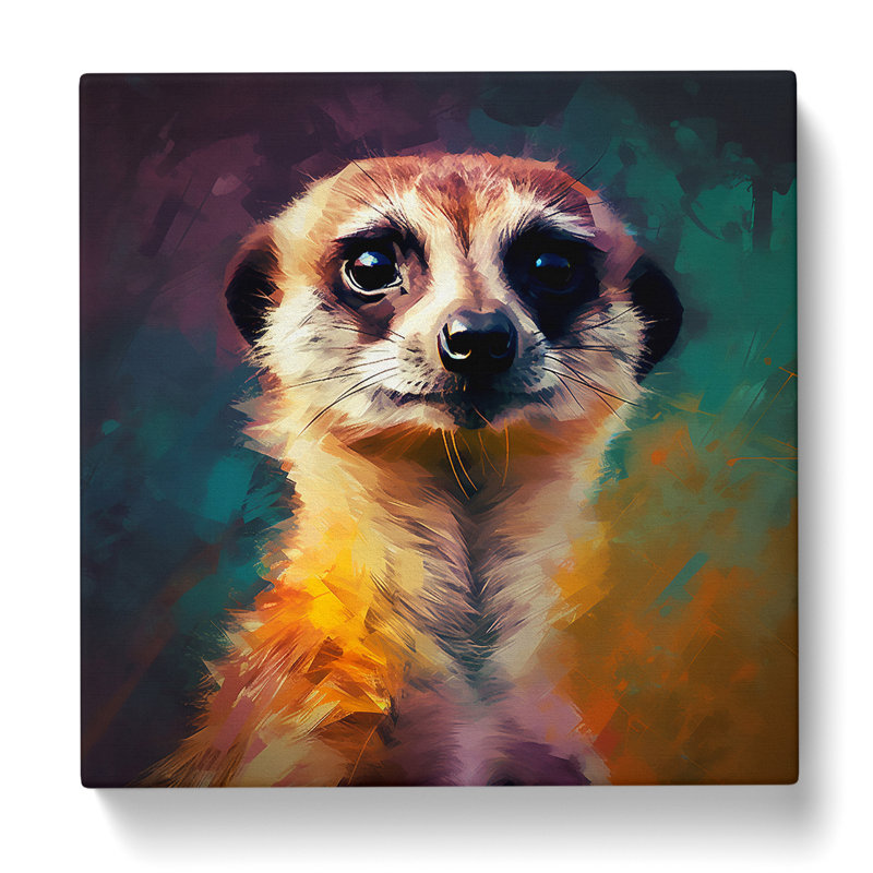 Meerkat No.1 - No Frame Print, 50cm H x 50cm W x 3cm D
