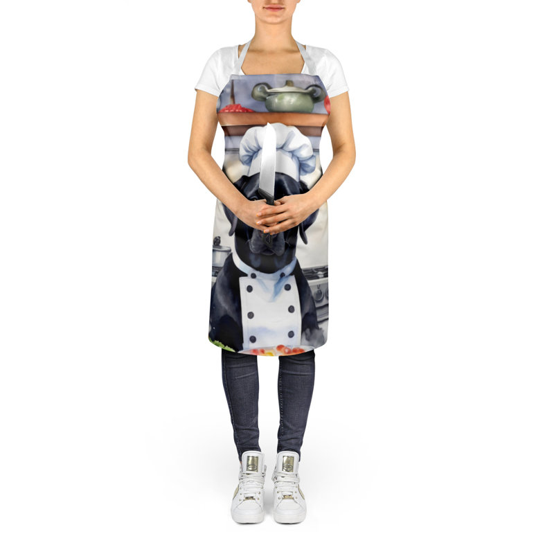 No Pattern Bib Apron