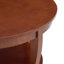 Table basse 30 "en bois de noyer avec tablette
