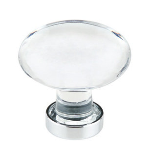 Hampton Oversized 1 1/4" Length Mushroom Knob, 1.25" H x 1.25" W x 1.375" D, Polished Chrome
