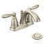 Robinet de salle de bain central avec ensemble de drain Moen Brantford-3864633