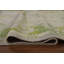 Tapis gris et vert à motif floral Oushak 9x14