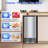 Built-In Commercial Ice Maker Machine 80LBS/Day with 22lbs Storage Self-Cleaning Freestanding Ice Machine for Restaurant, Home, Bar, Office