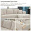 Canapé modulaire modulaire en forme de L et à 2 places, mousse à mémoire de forme pour un confort ultime, idéal pour les petits espaces et les salons-1462940146-1462940145