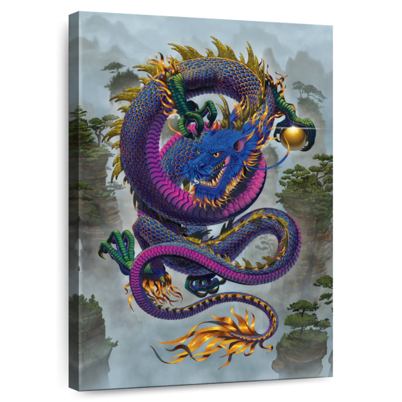Brampt Good Fortune Dragon, 45" H x 30" W