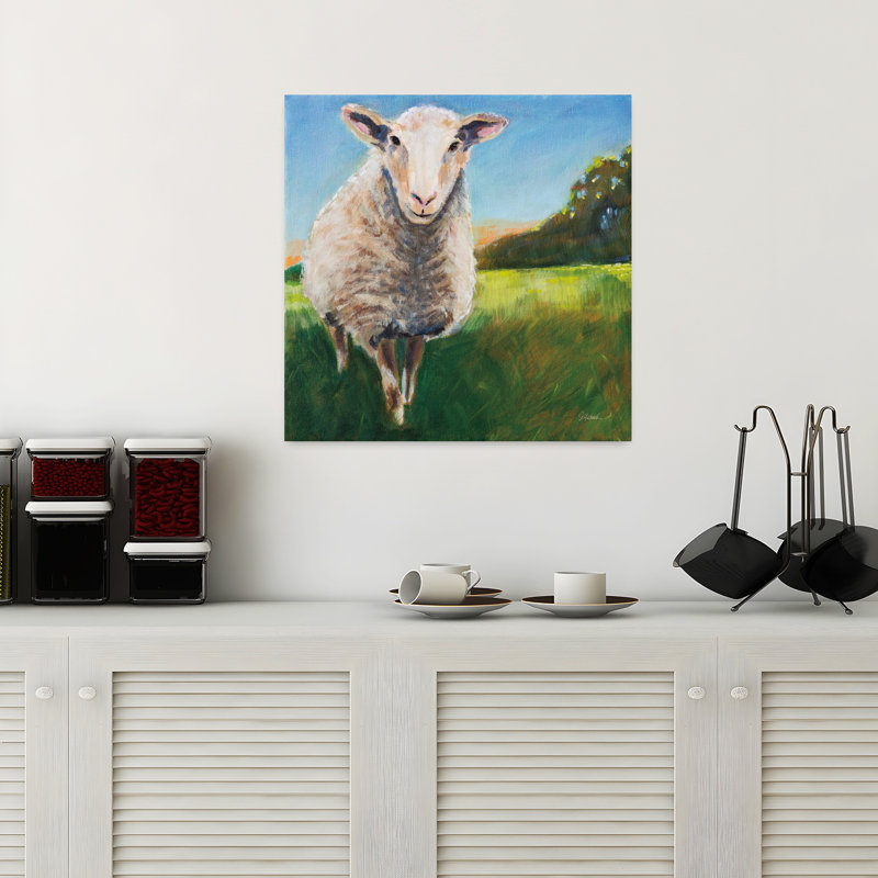 Tête de volée, paysage contemporain abstrait, art naturel, H 18 po x l 18 po