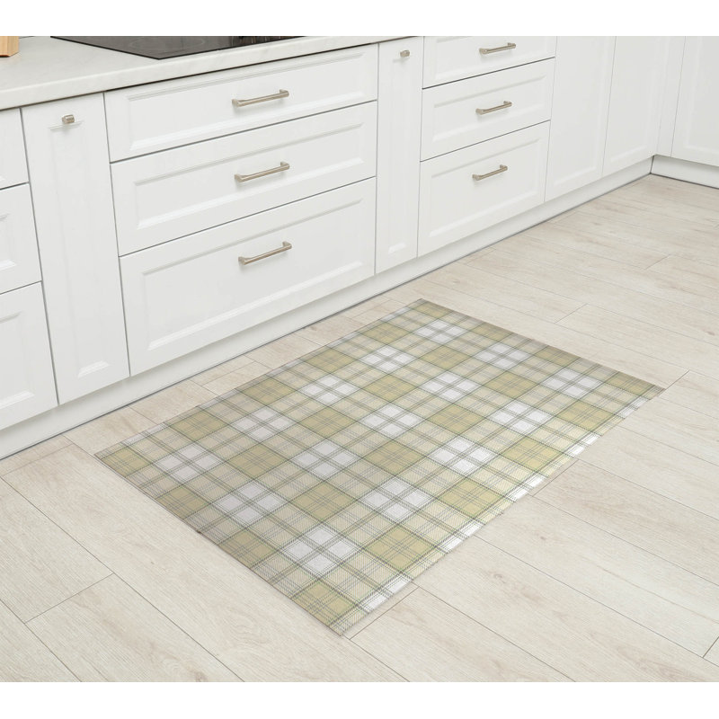 Tapis de cuisine Vinny, Rectangle 4pi x 6 pi, Yellow