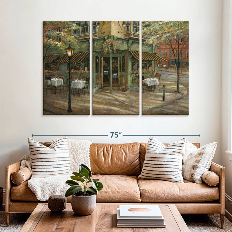 Lilie Mandi's Cafe, 42" H x 65" W