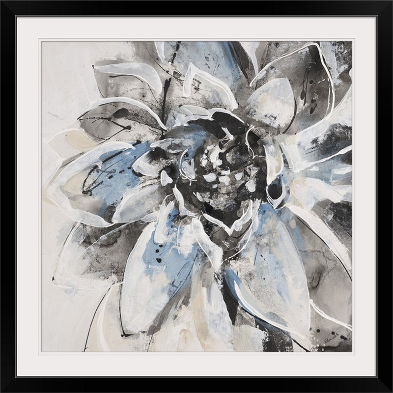 « i » sydney edmunds,, reproduction d’art Applique, H 32 po x l 32 po x P 1 po, Cadre noir