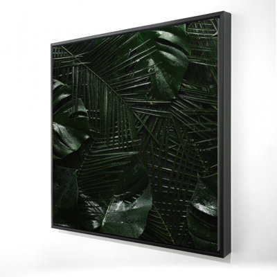 Tropical Jungle Print On Canvas