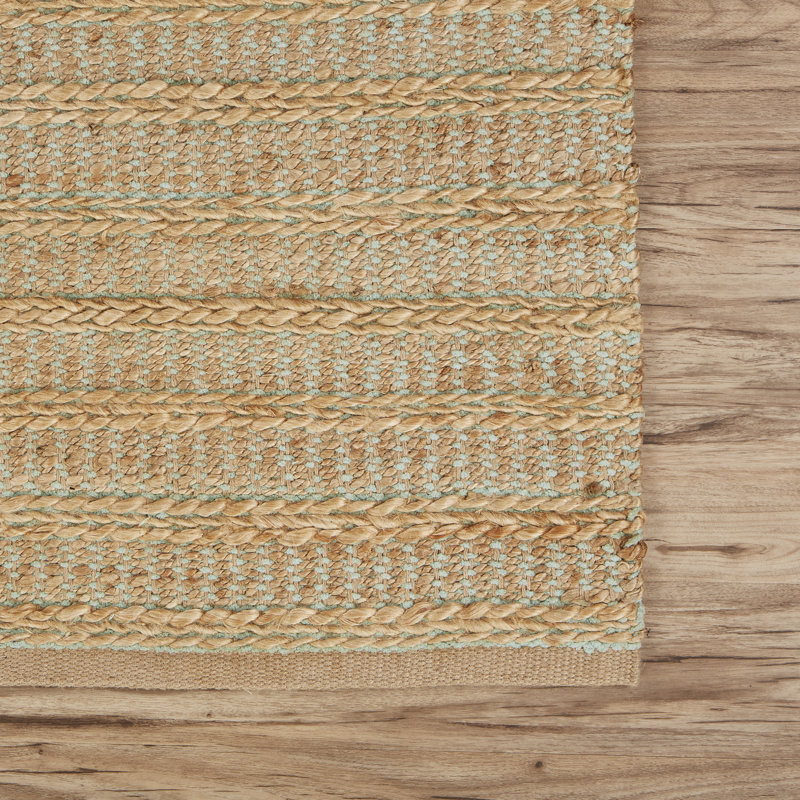 Tapis brun tissé à la main Moretz, Rectangle 5 pi x 7 pi 9 po