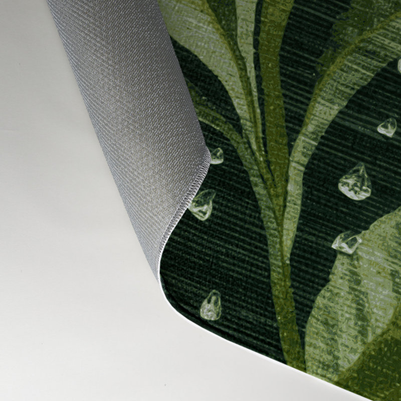 Tapis d'intérieur et d'extérieur vert Nature, Rectangle 5 pi x 7 pi