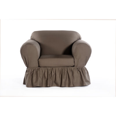 Cotton Box Cushion Armchair Slipcover