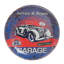 Plaque de garage en métal embossée
