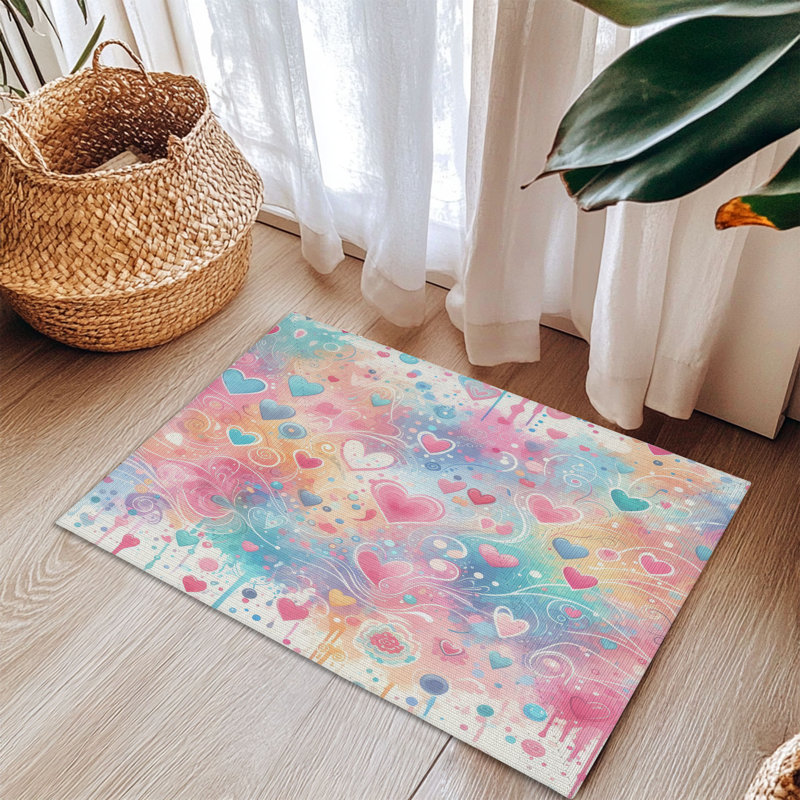 Tapis tressé Love Splash Designs, Rectangulaire 3 pi x 5 pi
