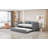 Upholstered Daybed With Ergonomic Design Backrest And Trundle-1773413283