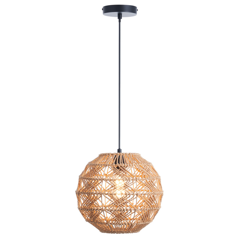 Luminaire suspendu sphère 1 lumière Zeferino