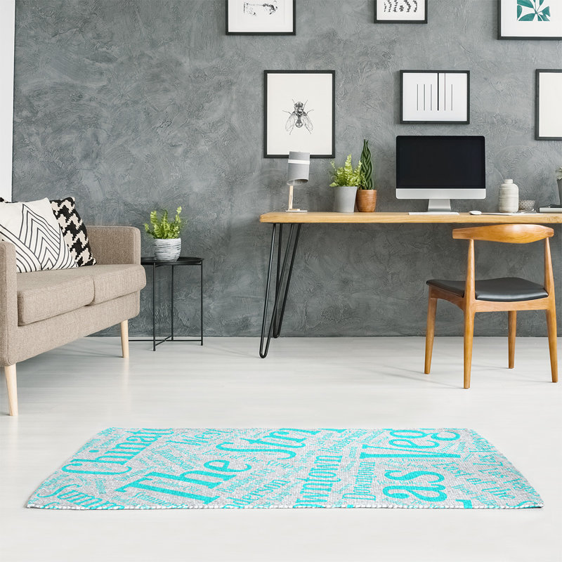 Chenille Indoor Rug, Rectangle 5' x 7'