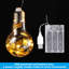 Guirlande lumineuse de 5 m (16,4 pi) en fil de cuivre blanc chaud avec ampoules DEL style Edison vintage pour décoration de fêtes, mariages, Noël et autres occasions, alimentation USB ou par piles.