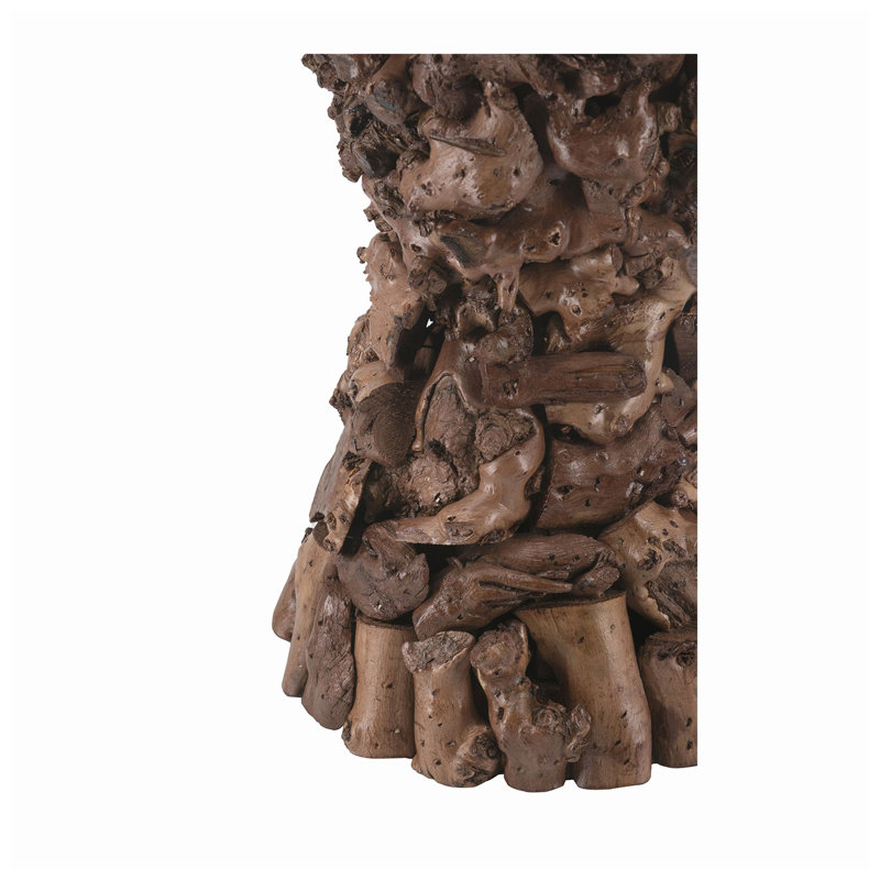 Table de bout Evergreen Decor l 11,8 po x P 11,8 po x H 18,9 po